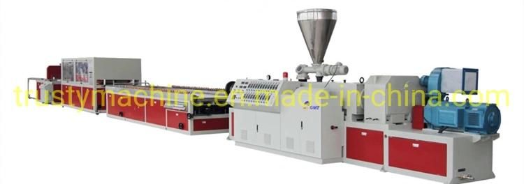 Plastic WPC / PVC / PE Wood Profile Fencing Wall Panel Extrusion Line Machine
