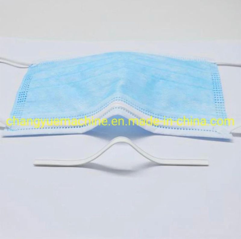 Surgical Mask Nose Wire Production Line/PP PE PVC Nose Bridge Wire Making Machine