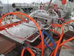 WPC Decking Plastic Machine/Plastic Profile Production Line