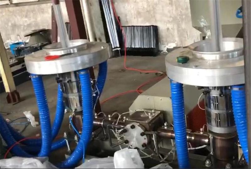 Single Screw Double Die Film Blowing Machine (SJ-60(70))