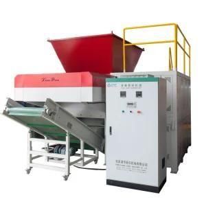 Kitchen Waste Recycle Dehydration Process Equipment/ Food Waste Crusher Dewatering Machine ...