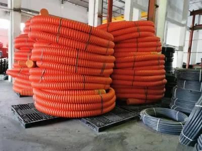 HDPE Double Wall Corrugated PE Drainage Pipe Extruder Machine