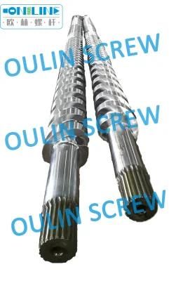 Counter-Rotating Double Parallel Screw Barrel for PVC Extrusion