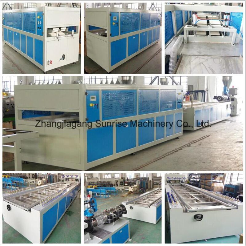 Plastic PVC Window Door Frame Ceiling Panel Profile Extrusion Line