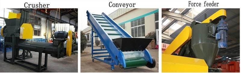 Plastic Recycling Machine for Waste PP Woven Bag PE Film Crushing and Melting Machine Factory Price