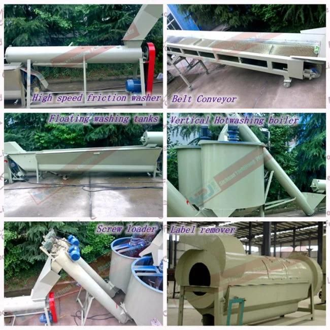 Ce Standard Recycling Business Pet Clean Flakes Plastic Pet Bottle Washing Line Recycling Machines