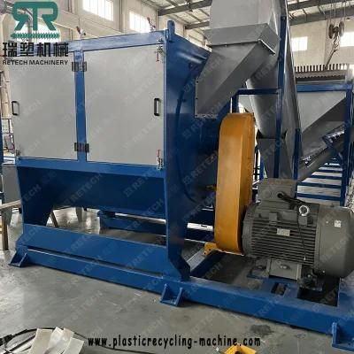 500kg/Hr LDPE Film Washing Recycling Machine with Squeezer Drying System