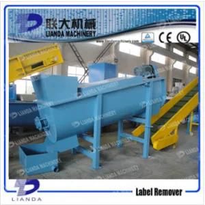 Waste Plastic Pet Bottle Label Removing Machine