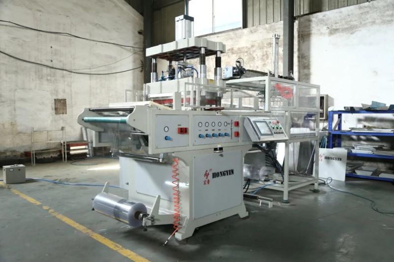 Heating Contact Automatic BOPS/Pet/PVC/HIPS/PLA Plastic Thermoforming Machine