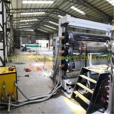 Plastic Sheet Extruder Extrusion Extruding Machine for PP/ PS/ PE Trusty Plastic Machine