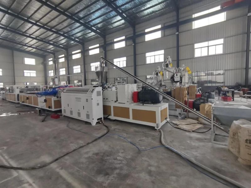 Transparent Colorful Plastic Corrugated PVC Sheet Roofing Making Machine