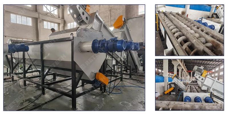 Good Quality 300-1000kg Woven Bags PE PP Films Plastic Washing Recycling Machine