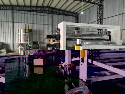 Plastic PE / PP Rigid Thick Sheet Board Making Single Screw Extruder Production Line