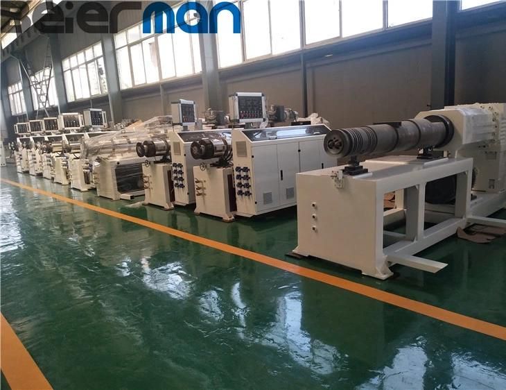 CE Sjsz65/132 Double Screw Extruder Suitable for Plastic Pipe Profile Making