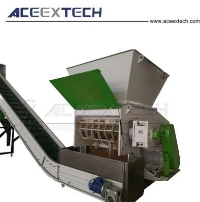 Used PP Plastic Woven Bags Shredder / Waste HDPE LDPE Plastic Film Shredder Machine for ...