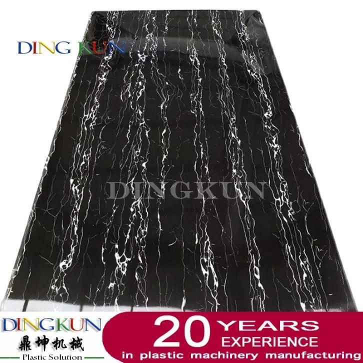 PVC Marble Sheet Profile Extrusion Line Making Machine Conical Twin Screw Machine for Customized Profile