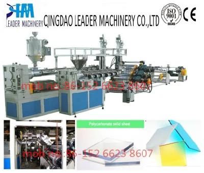 Polycarbonate Impact Plate/Board Production Line