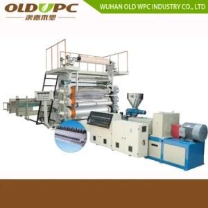 Spc Stone Plastic Composite Flooring Tile Extrusion Line Carpet Making Machine