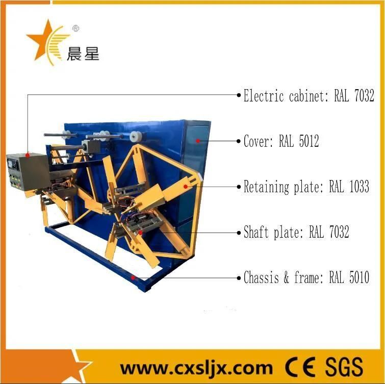 Double Disk Pipe Winder Pipe Coiler