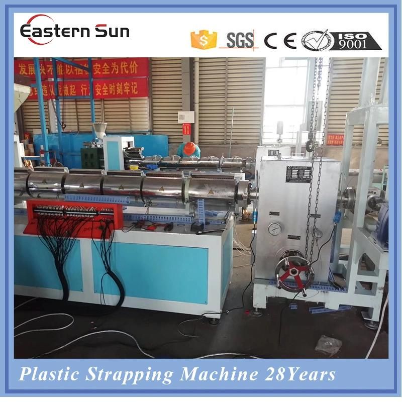 Flat Plastic Steel Pet Sheet PP Strap Belt Making Extrusion Machine Lines