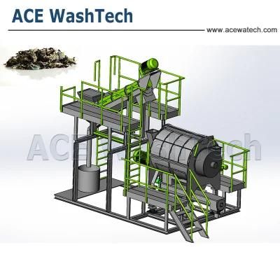 Cost of Plastic Recycling Line PP PE Scraps Plastic Washing Line