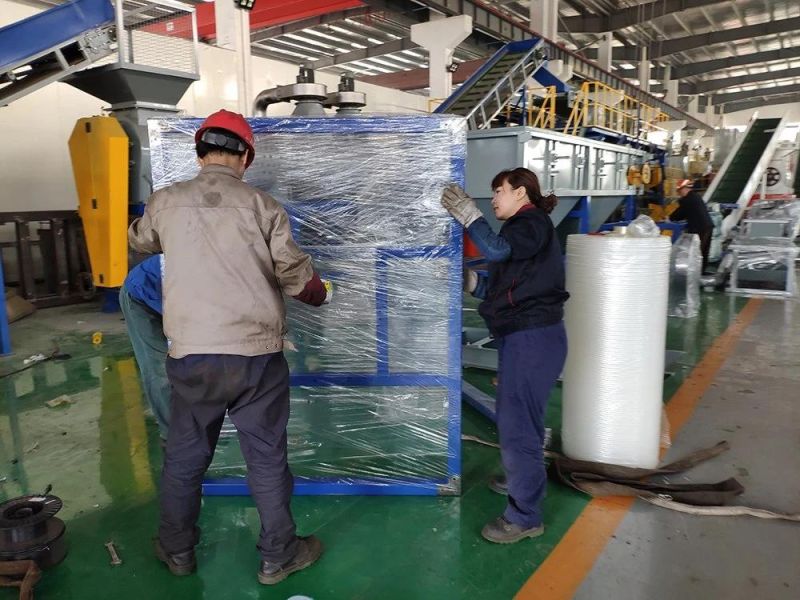 Excellent Quality Water Bottle Crushing Plant for Washing Recycling Plastic Pet PP HD Ld Bottles with Rinsing Washer Tank
