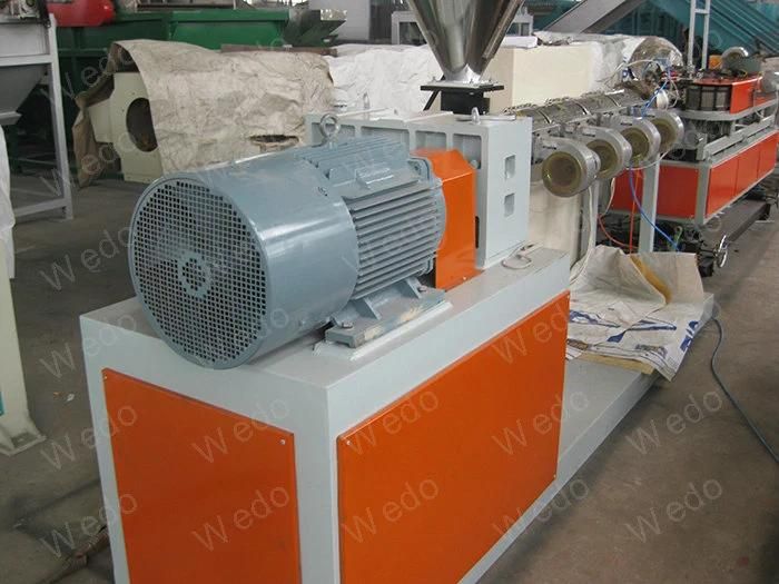 PE Flat Corrugated Pipe Machine