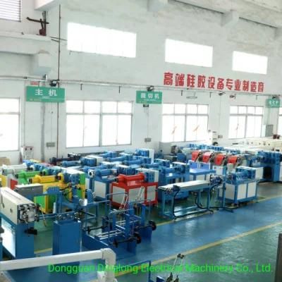 Horizontal Silicone Hose Plastic Extruder Machine