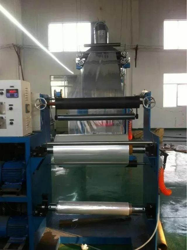PVC Heat Shrinkable Column Lifting Film Blowing Machine 300-700mm