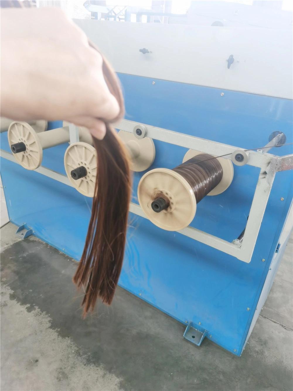 Plastic Pet/PP/PBT Synthetic Hair/Wig Fiber/Filament Extrusion Human Hair Making Machine