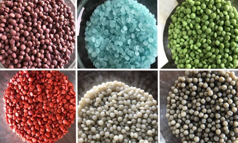 1000kg/Hr Polymer PP Woven Jumbo Bag LDPE Film Pelletizing Recycling Granulating Machine with Water Ring Cutter Pelletizer