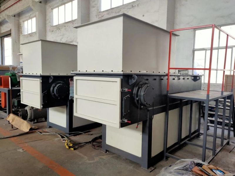 Single Shaft HDPE Lumps Pipe Plastic E-Waste Wood Metal Material Shredder Machine