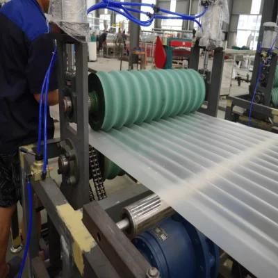 Plastic PVC Wave Colored Roof Tile Extruding Machine/ Glazed Corrugated Roofing Tile ...