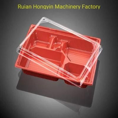Market Popular Low Power PLC Control Plastic Lunch Box Thermoforming Machine
