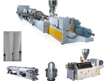 UPVC Pipe Production Extrusion Line Machine Plastic Twin Screw Extruder