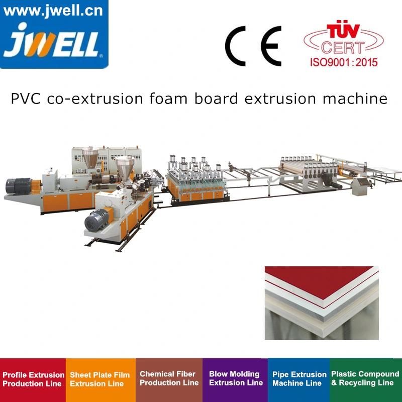 Jwell WPC Semi-Skinning Foam Sheet Extrusion Line