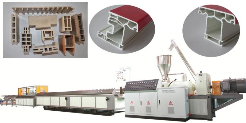 WPC PVC Wood Lumber Plastic Composite Wooden Door Panel Board Production Line Manufacturer