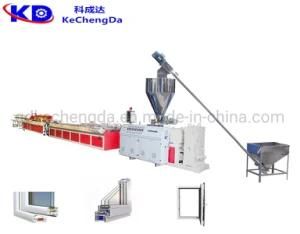 Plasitc PVC Wide Window Door Frame Profile Extrusion MachineExtruder