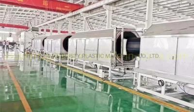 Sj90 Sj65 PE Large Diameter Winding Pipe Production Line