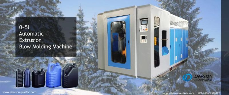 HDPE Lubricant Oil Bottles High Speed Blow Molding Machine