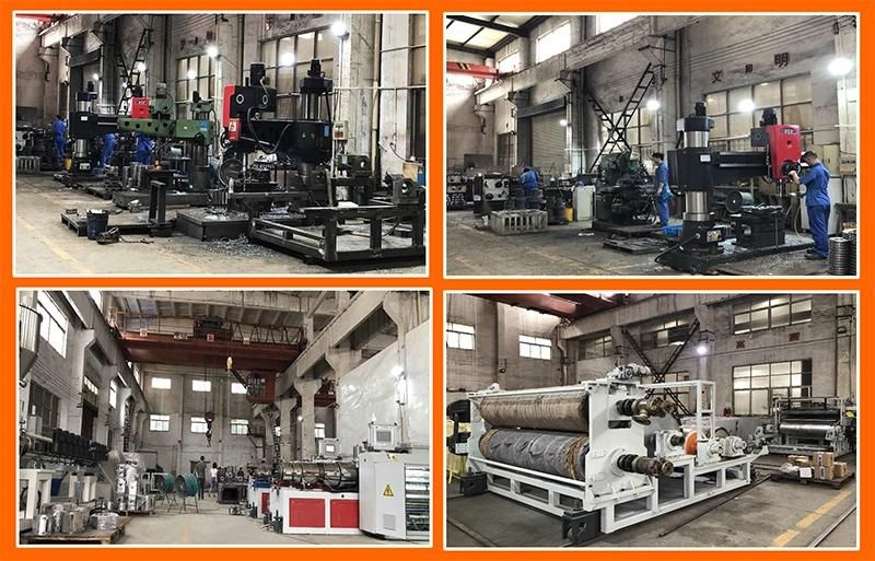 Sjsz110/220 Conical Twin-Screw Lvt/PVC/WPC/Spc Flooring Production Line/Making Machine/Extrusion Line/Extruder