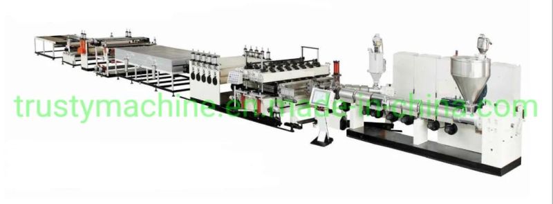 PC/PP/PE Plastic Hollow Plate/Board Extrusion Line/Production Line/Production Machine
