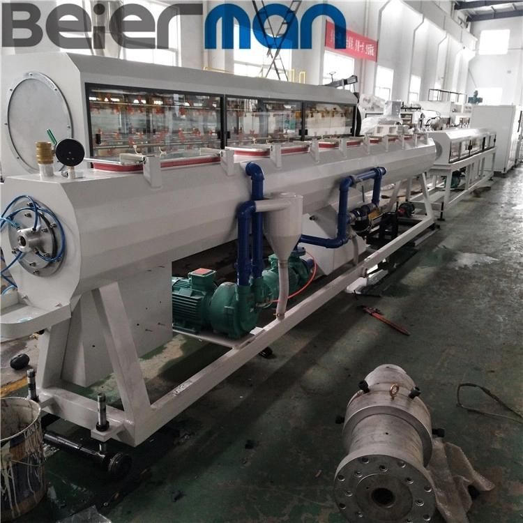High Productive 75-200mm HDPE PE Pipe Underground Water Supply Tube Single Screw Co-Extrusion Production Line with Laser Printer