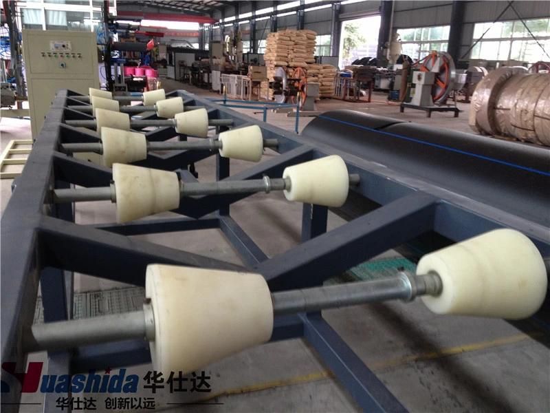 Plastic PE HDPE Solid Wall Water Gas Supply Pipe Extrusion Line