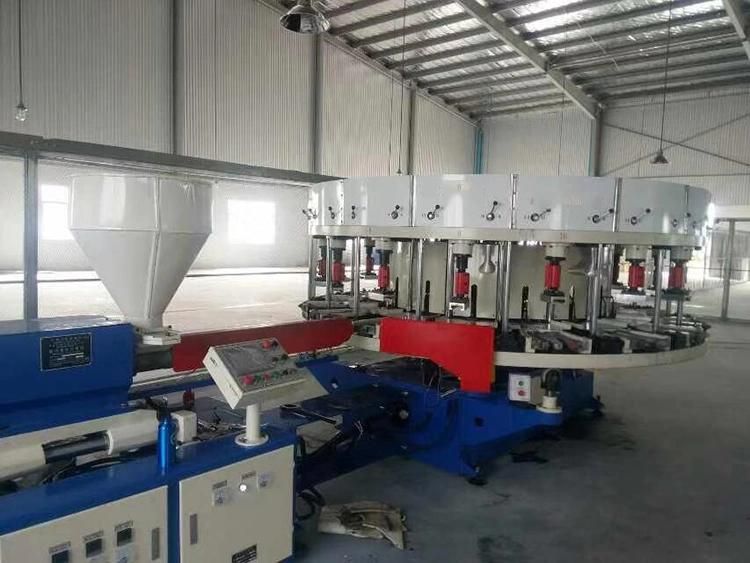 Fully Automatic Double Color Shoe Sole Making Injection Molding Machine