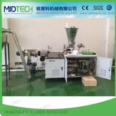 Plastic PVC/SPVC Pipe&Profile Twin Screw Recycling and Cutting Machine Extruder Supplier