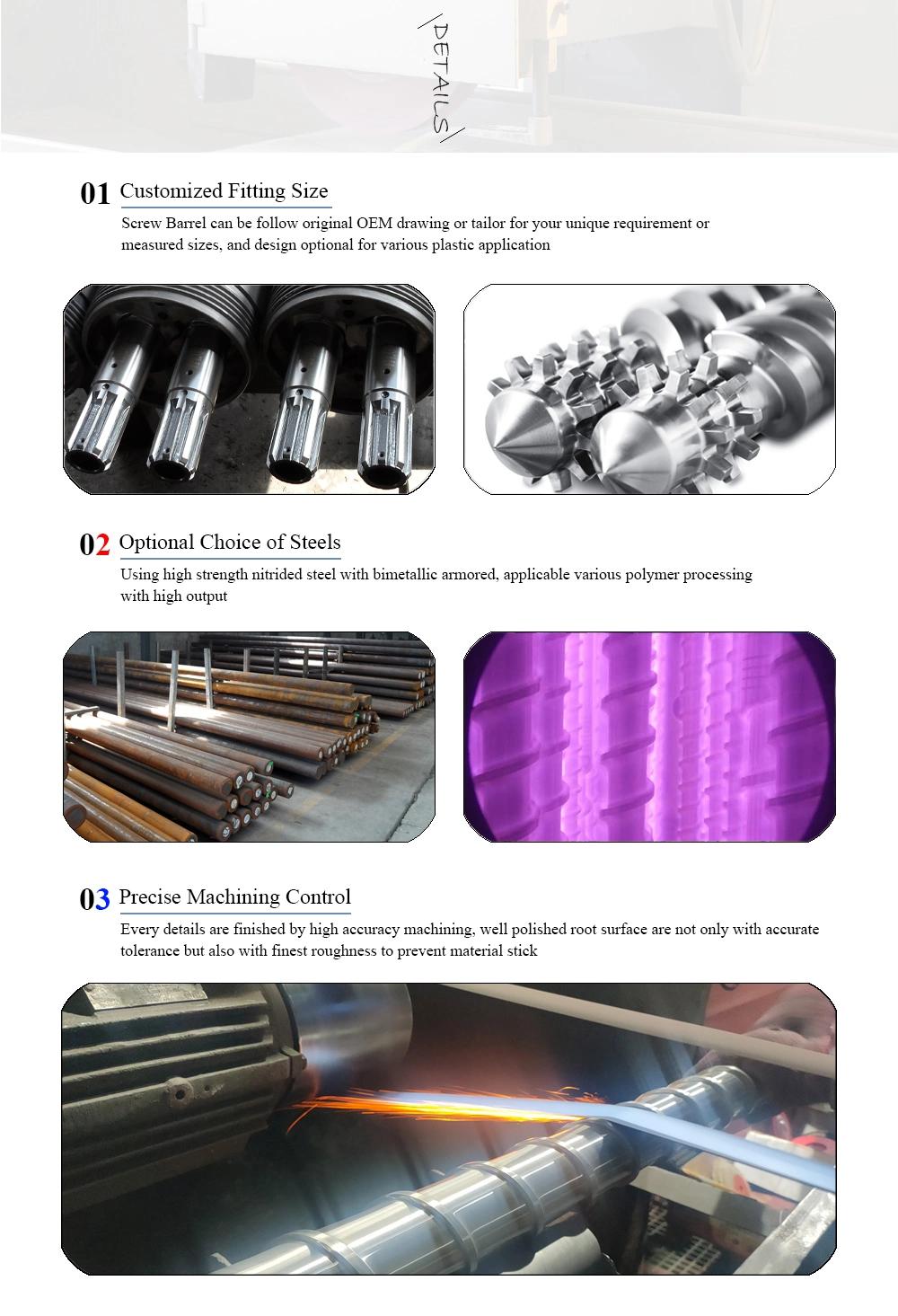 Bimetallic Twin Screw Barrel