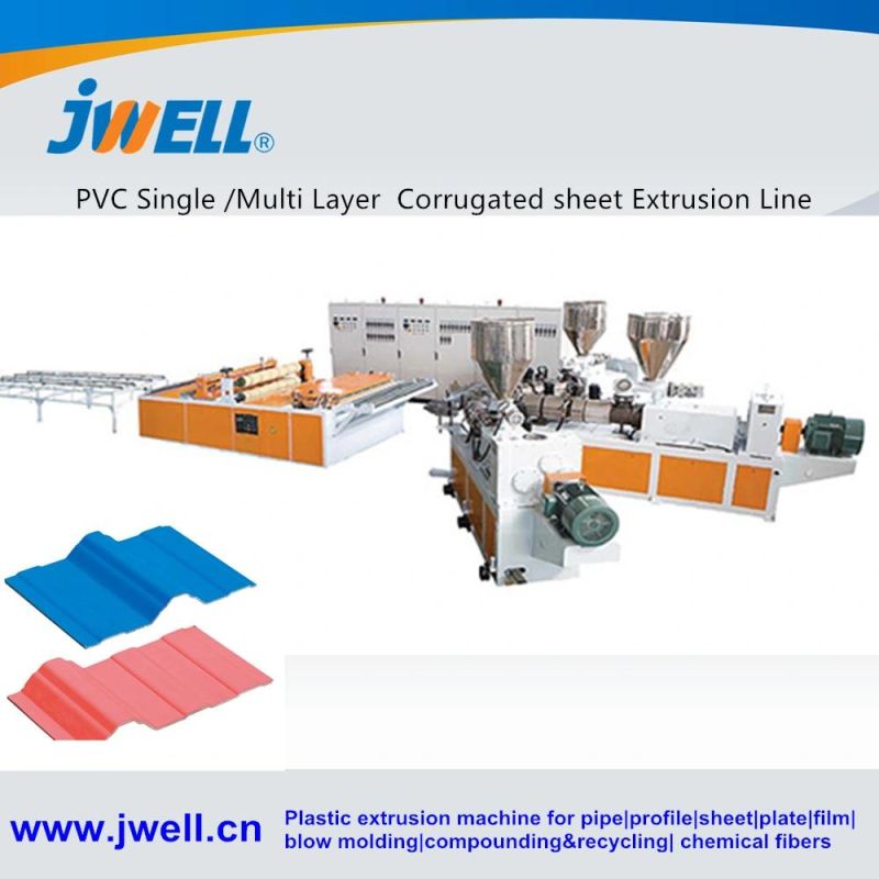PVC Wave Sheet Extrusion Machine