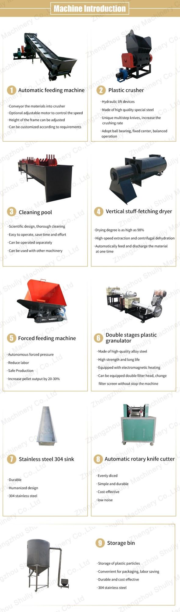 Conveyor Waste Plastic Recycle Machine Recycled Plastic Bricks Making Machine Conveyor PP PE