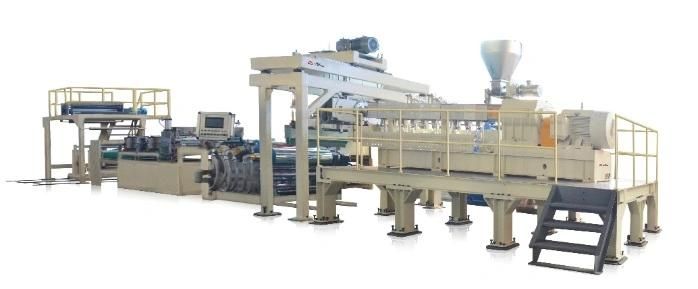 Shanghai Made Packaging Sheet Extruder Line Plastic PLA PP PS Pet Sheet Extrusion Machinery
